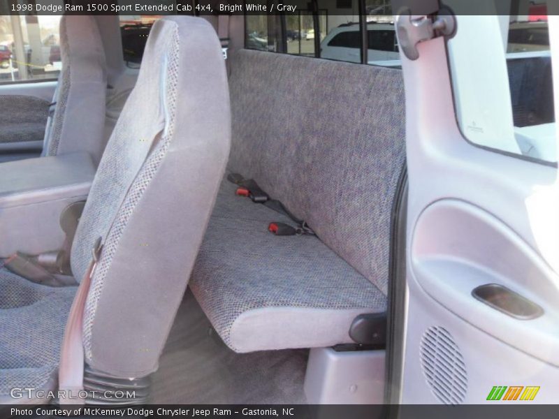 Bright White / Gray 1998 Dodge Ram 1500 Sport Extended Cab 4x4