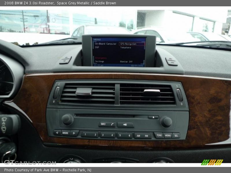 Space Grey Metallic / Saddle Brown 2008 BMW Z4 3.0si Roadster