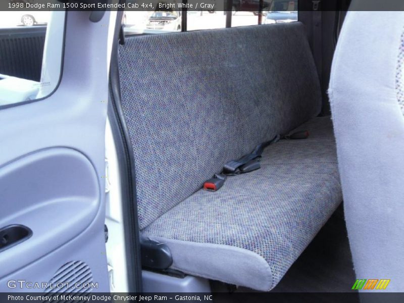 Bright White / Gray 1998 Dodge Ram 1500 Sport Extended Cab 4x4