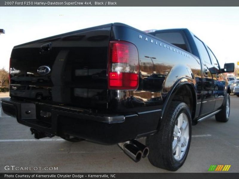 Black / Black 2007 Ford F150 Harley-Davidson SuperCrew 4x4