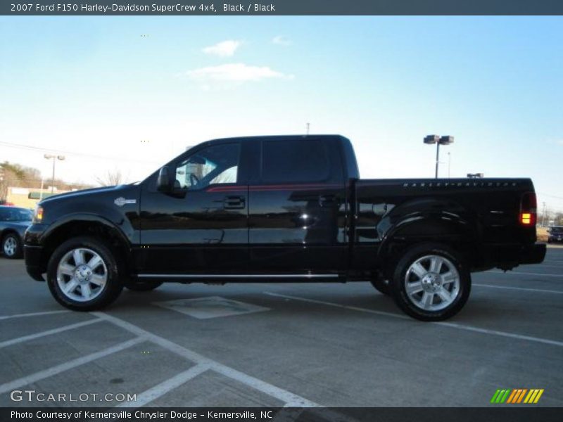 Black / Black 2007 Ford F150 Harley-Davidson SuperCrew 4x4