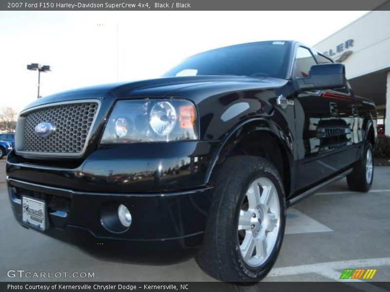 Black / Black 2007 Ford F150 Harley-Davidson SuperCrew 4x4