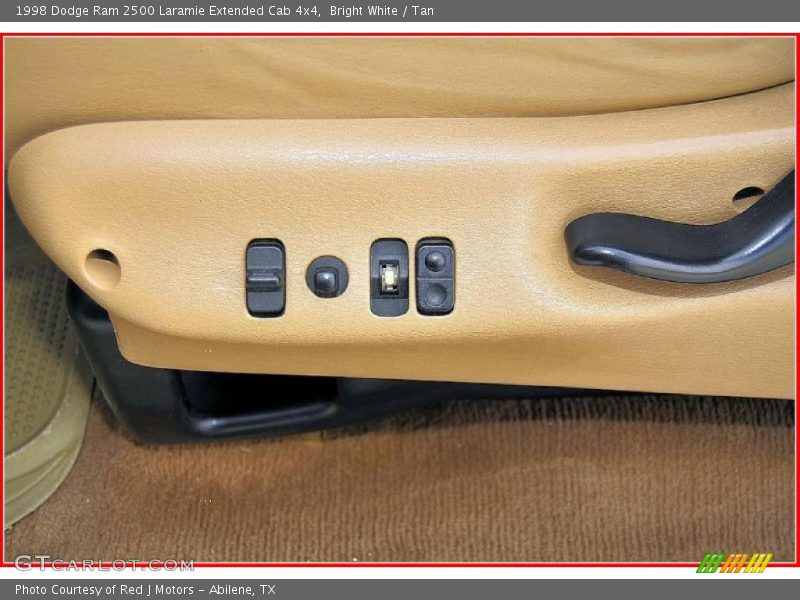 Bright White / Tan 1998 Dodge Ram 2500 Laramie Extended Cab 4x4