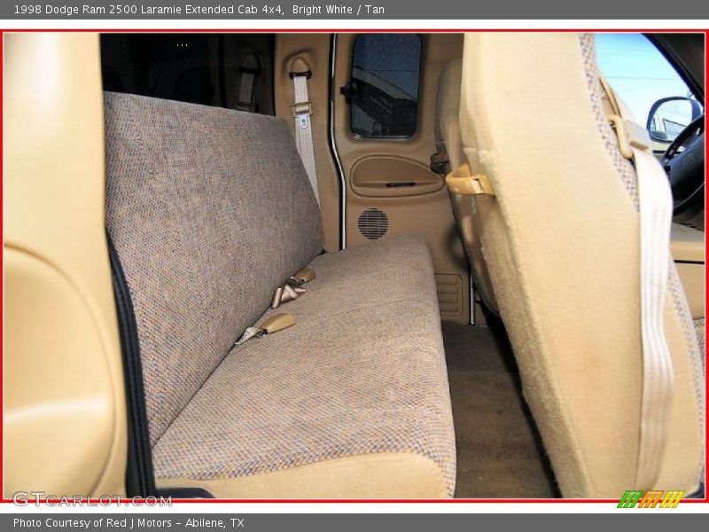 Bright White / Tan 1998 Dodge Ram 2500 Laramie Extended Cab 4x4
