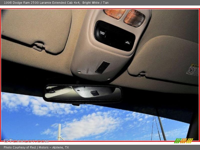 Bright White / Tan 1998 Dodge Ram 2500 Laramie Extended Cab 4x4