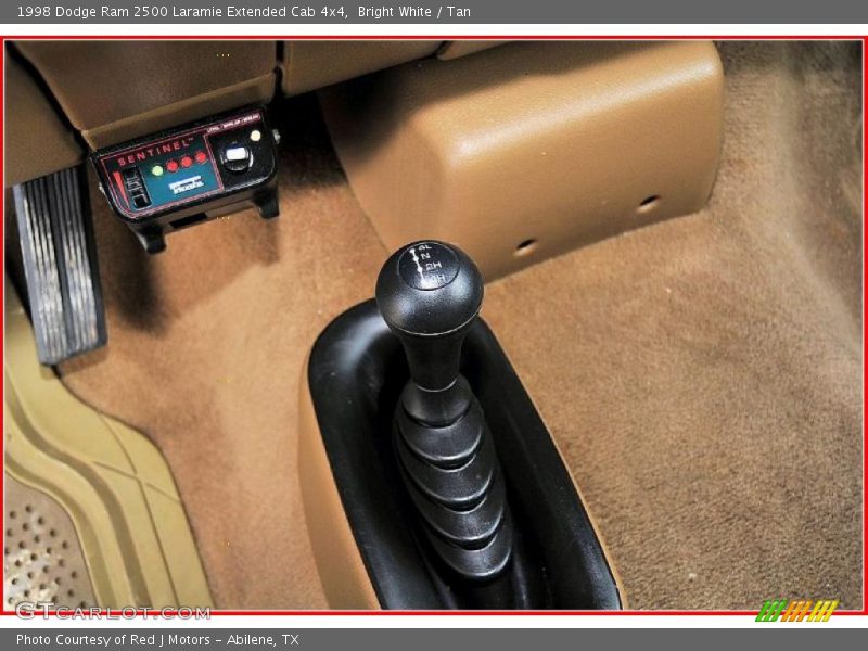 Bright White / Tan 1998 Dodge Ram 2500 Laramie Extended Cab 4x4