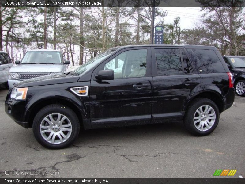 Narvik Black / Alpaca Beige 2008 Land Rover LR2 SE