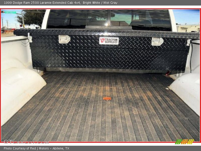 Bright White / Mist Gray 1999 Dodge Ram 2500 Laramie Extended Cab 4x4