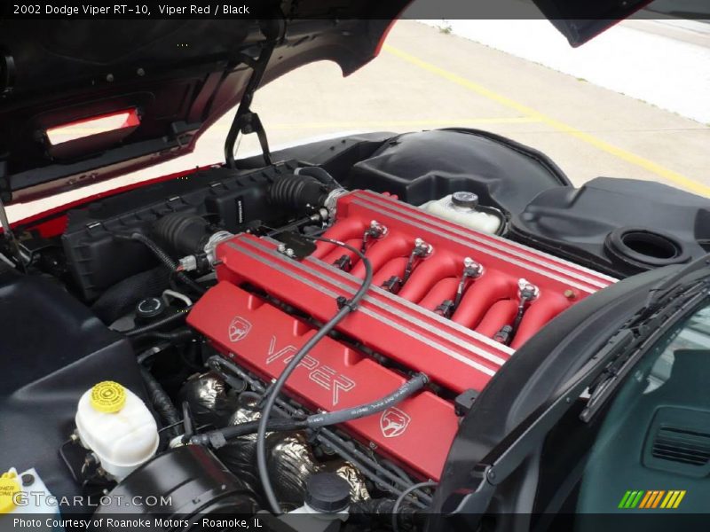 Viper Red / Black 2002 Dodge Viper RT-10