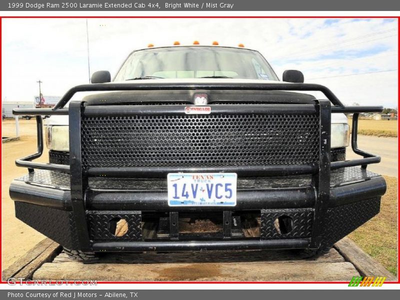 Bright White / Mist Gray 1999 Dodge Ram 2500 Laramie Extended Cab 4x4