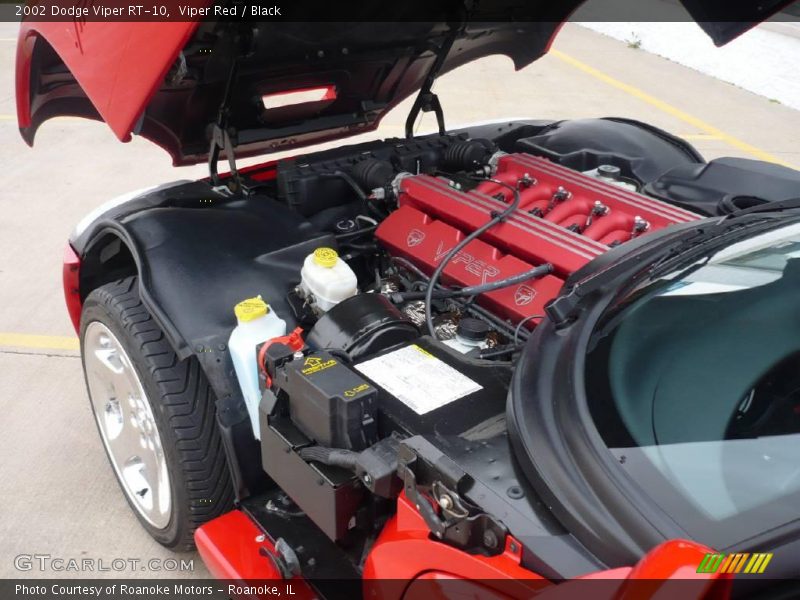 Viper Red / Black 2002 Dodge Viper RT-10