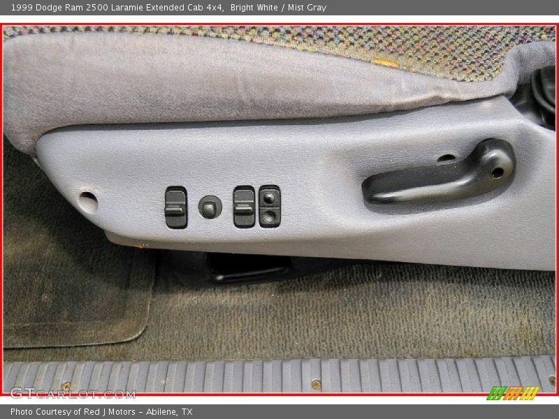 Bright White / Mist Gray 1999 Dodge Ram 2500 Laramie Extended Cab 4x4