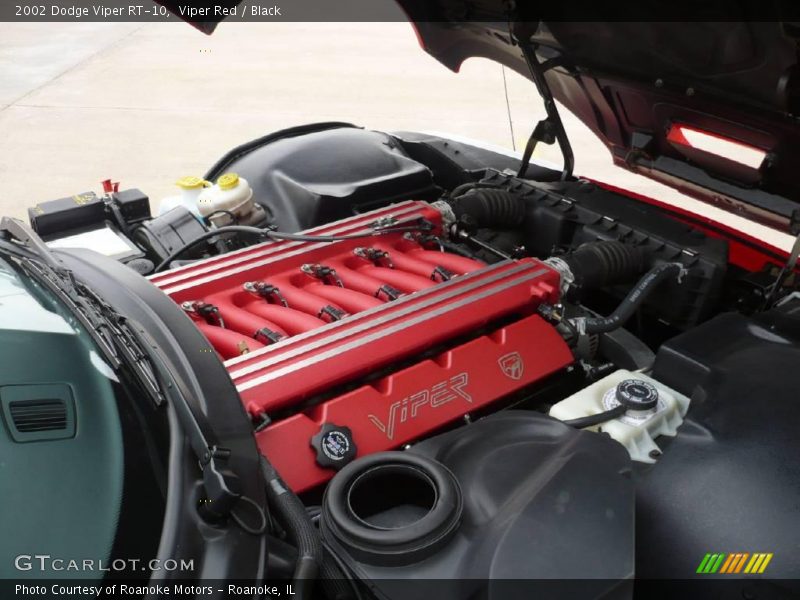 Viper Red / Black 2002 Dodge Viper RT-10