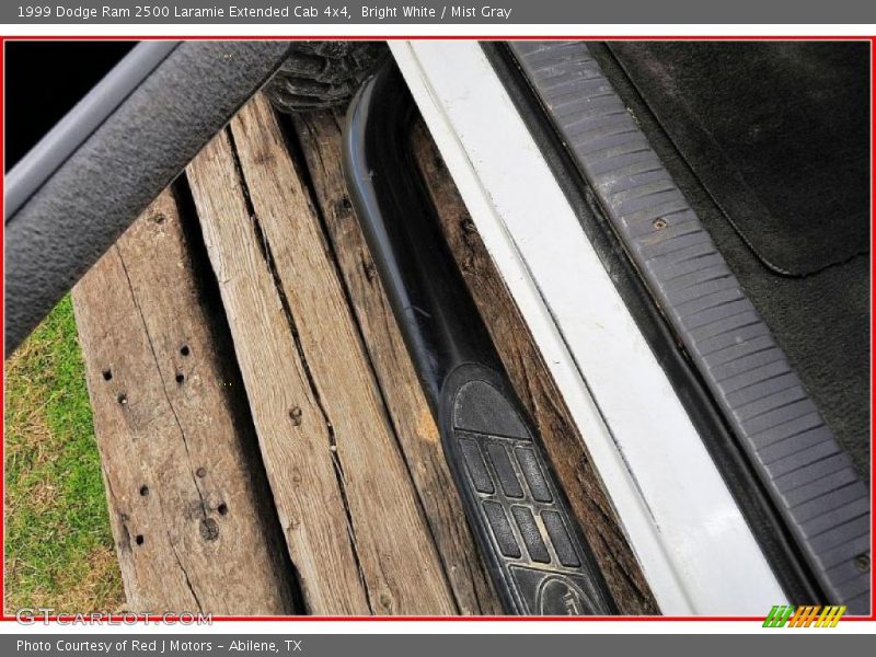 Bright White / Mist Gray 1999 Dodge Ram 2500 Laramie Extended Cab 4x4