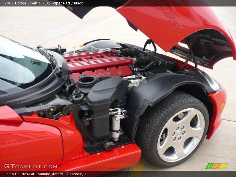 Viper Red / Black 2002 Dodge Viper RT-10