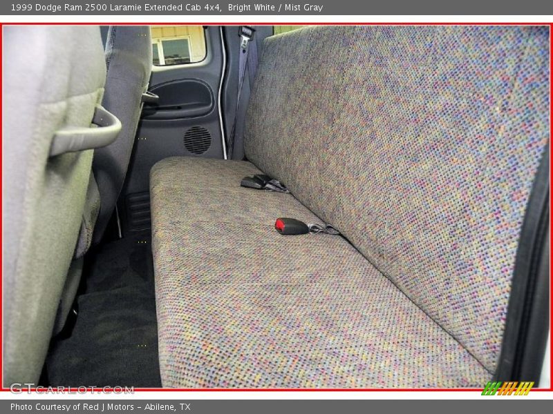 Bright White / Mist Gray 1999 Dodge Ram 2500 Laramie Extended Cab 4x4
