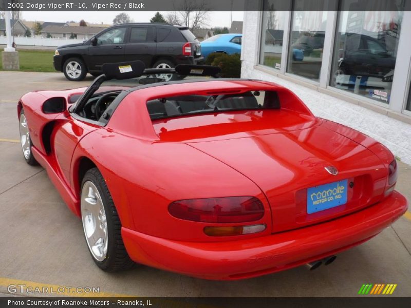 Viper Red / Black 2002 Dodge Viper RT-10