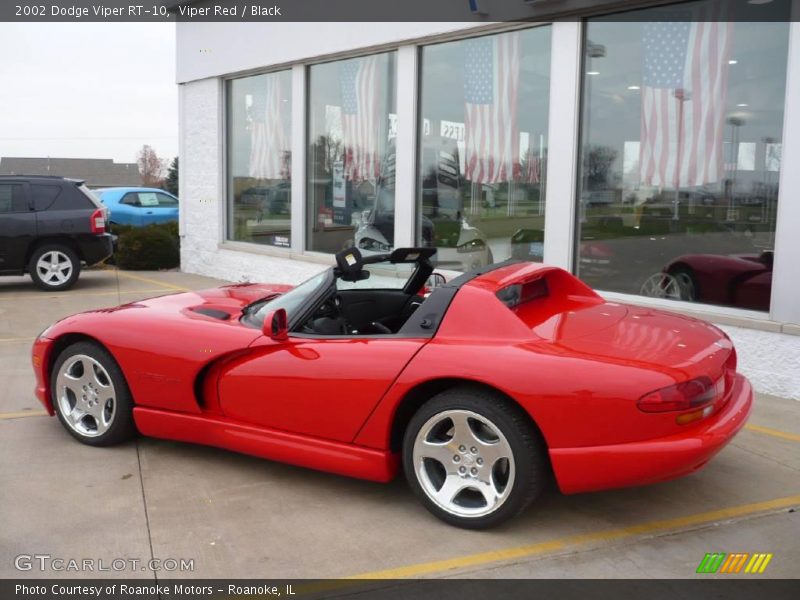 Viper Red / Black 2002 Dodge Viper RT-10
