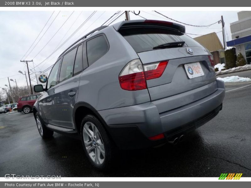 Jet Black / Black 2008 BMW X3 3.0si