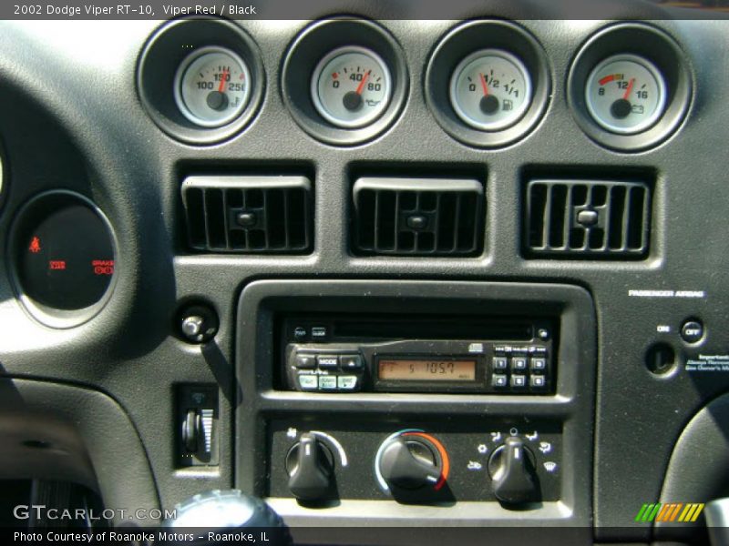 Viper Red / Black 2002 Dodge Viper RT-10