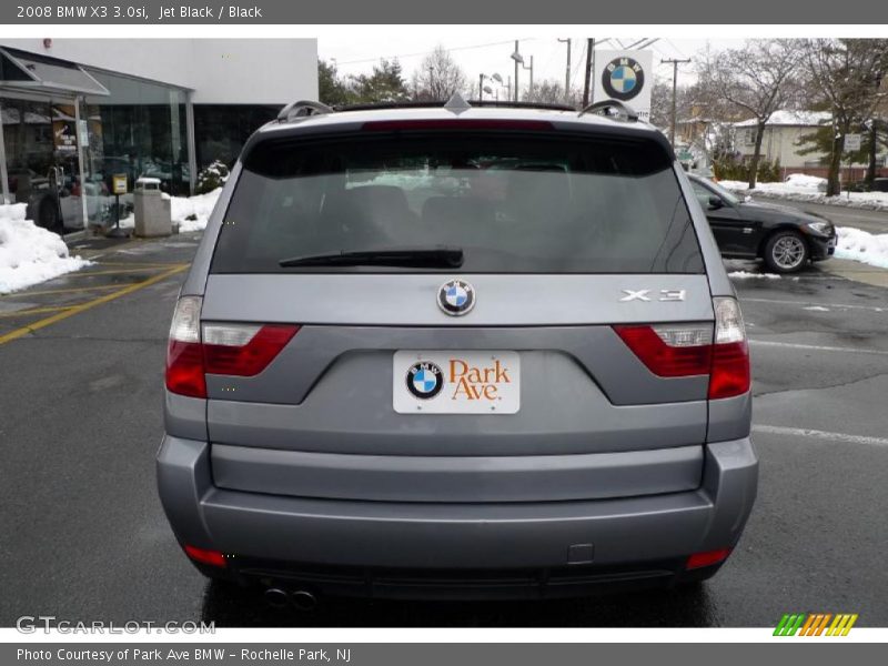 Jet Black / Black 2008 BMW X3 3.0si