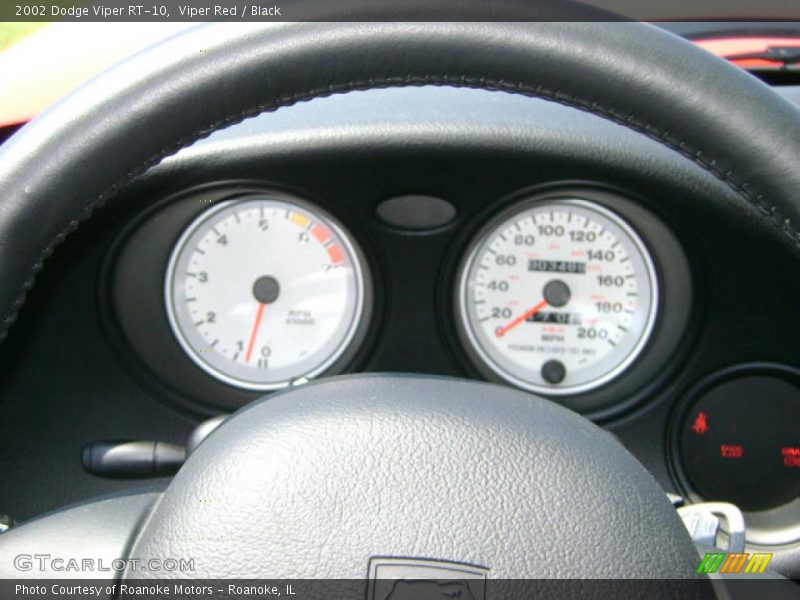 Viper Red / Black 2002 Dodge Viper RT-10