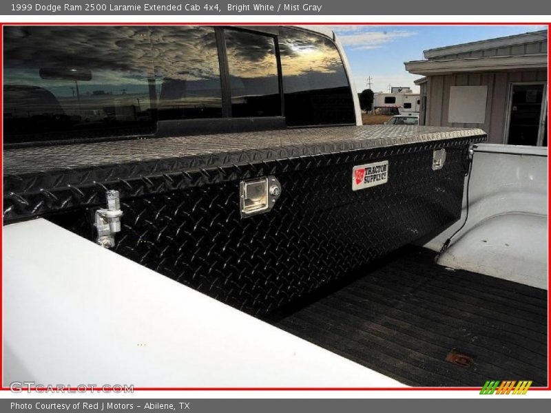 Bright White / Mist Gray 1999 Dodge Ram 2500 Laramie Extended Cab 4x4