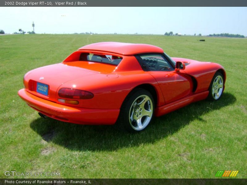 Viper Red / Black 2002 Dodge Viper RT-10