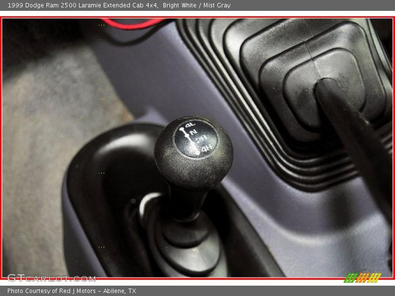 Bright White / Mist Gray 1999 Dodge Ram 2500 Laramie Extended Cab 4x4