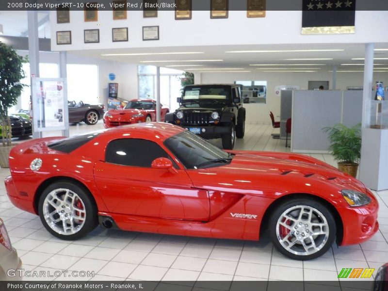 Viper Red / Black/Black 2008 Dodge Viper SRT-10 Coupe