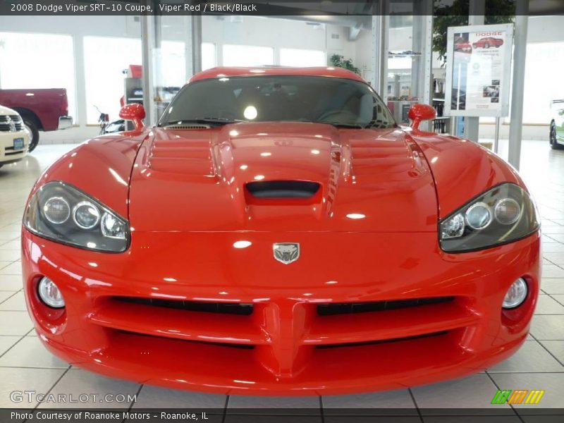Viper Red / Black/Black 2008 Dodge Viper SRT-10 Coupe