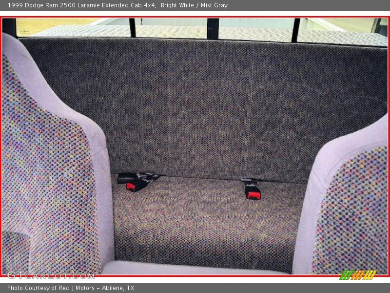 Bright White / Mist Gray 1999 Dodge Ram 2500 Laramie Extended Cab 4x4