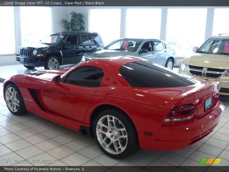 Viper Red / Black/Black 2008 Dodge Viper SRT-10 Coupe