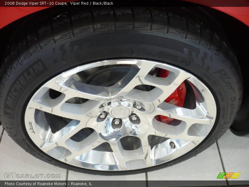 Viper Red / Black/Black 2008 Dodge Viper SRT-10 Coupe