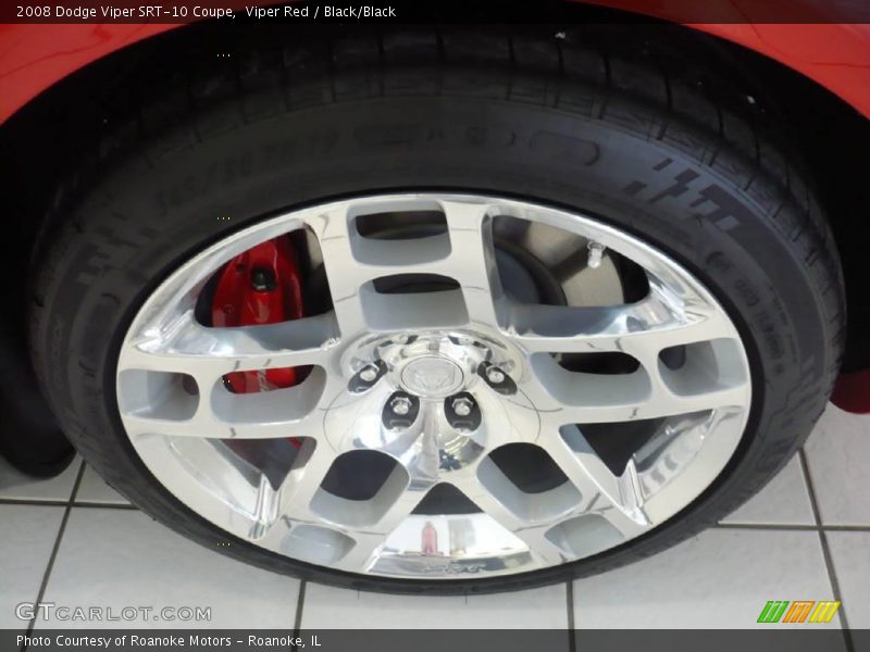 Viper Red / Black/Black 2008 Dodge Viper SRT-10 Coupe