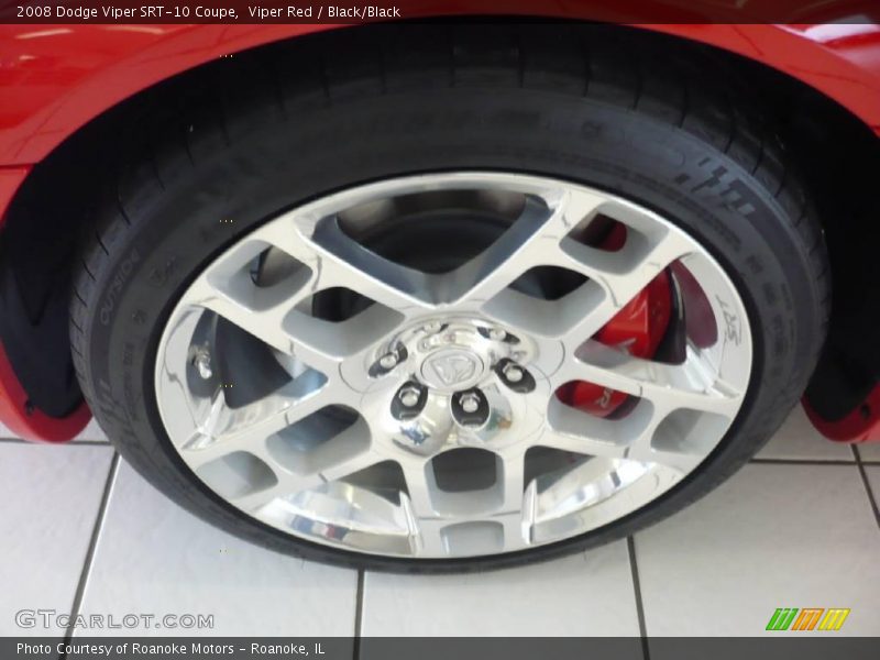 Viper Red / Black/Black 2008 Dodge Viper SRT-10 Coupe