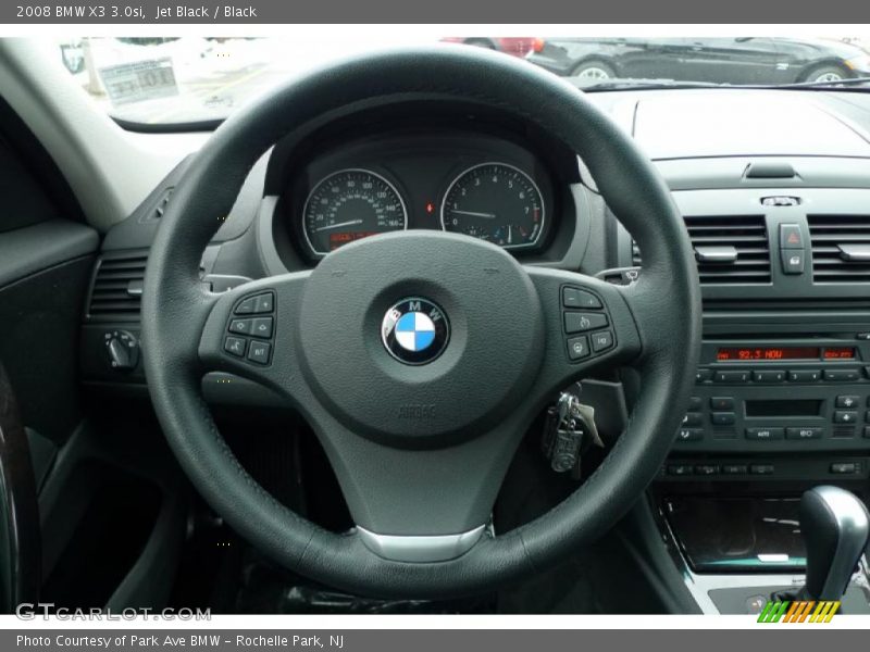Jet Black / Black 2008 BMW X3 3.0si