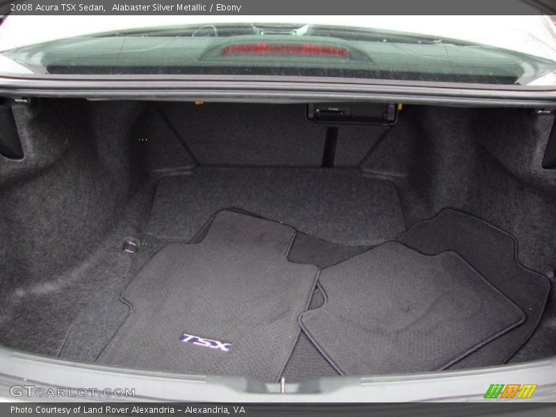 Alabaster Silver Metallic / Ebony 2008 Acura TSX Sedan
