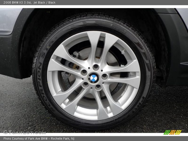 Jet Black / Black 2008 BMW X3 3.0si