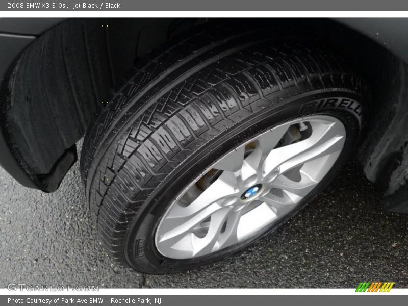 Jet Black / Black 2008 BMW X3 3.0si