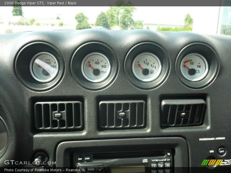 Viper Red / Black 2000 Dodge Viper GTS