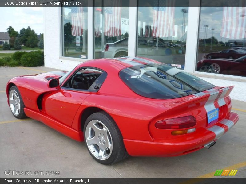 Viper Red / Black 2000 Dodge Viper GTS