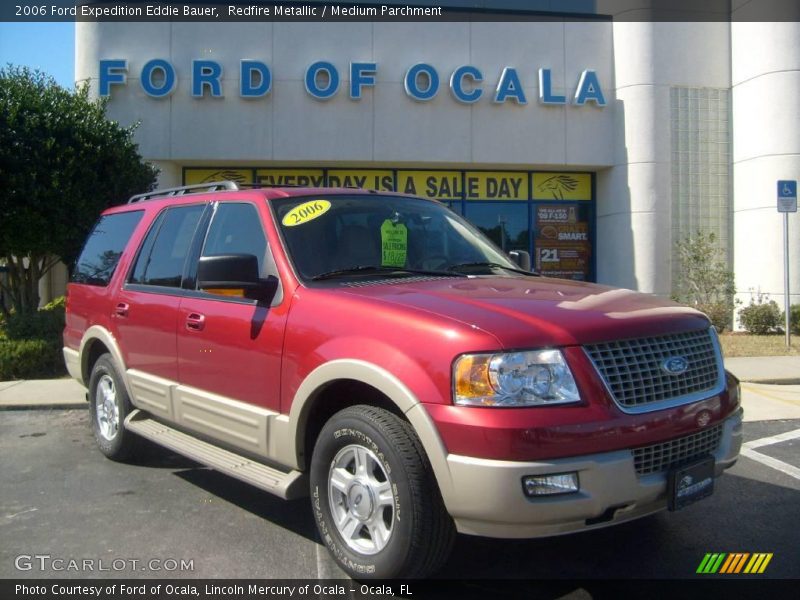Redfire Metallic / Medium Parchment 2006 Ford Expedition Eddie Bauer