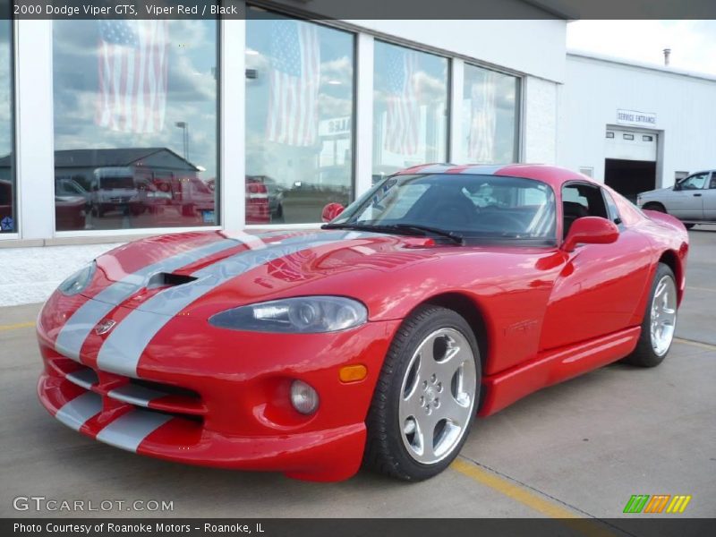Viper Red / Black 2000 Dodge Viper GTS