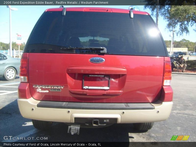 Redfire Metallic / Medium Parchment 2006 Ford Expedition Eddie Bauer