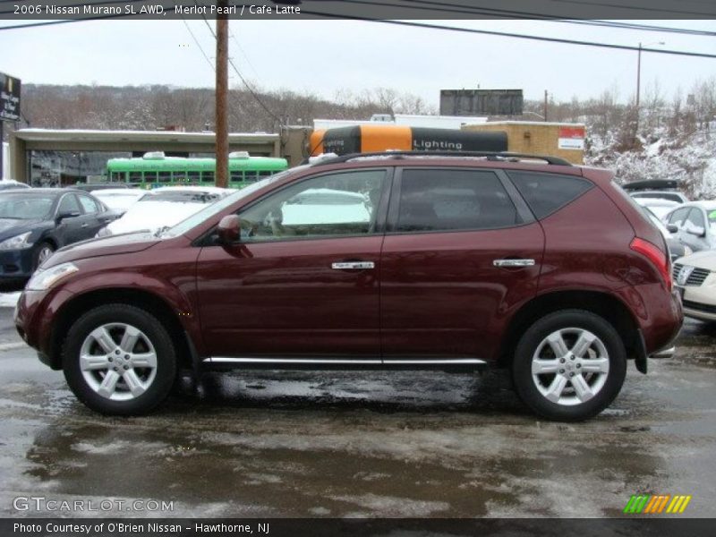 Merlot Pearl / Cafe Latte 2006 Nissan Murano SL AWD