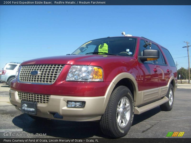 Redfire Metallic / Medium Parchment 2006 Ford Expedition Eddie Bauer