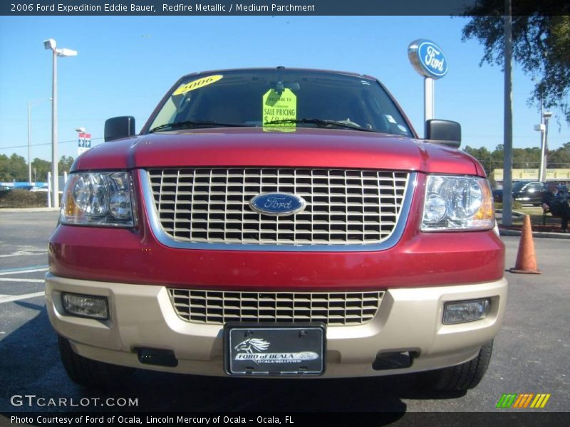 Redfire Metallic / Medium Parchment 2006 Ford Expedition Eddie Bauer
