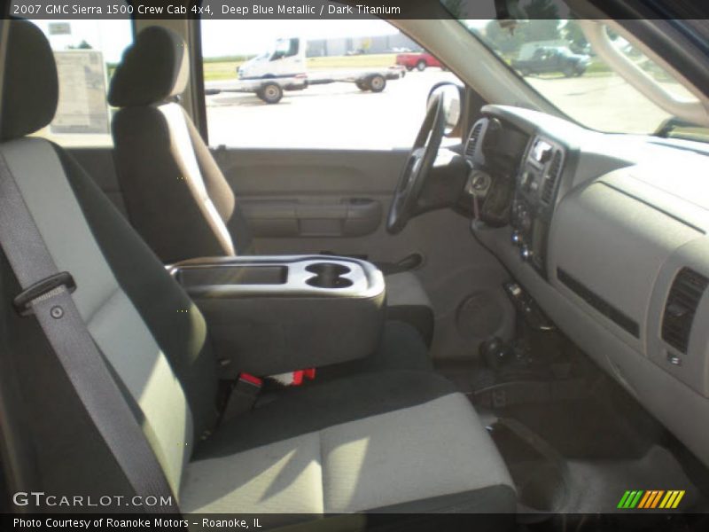 Deep Blue Metallic / Dark Titanium 2007 GMC Sierra 1500 Crew Cab 4x4