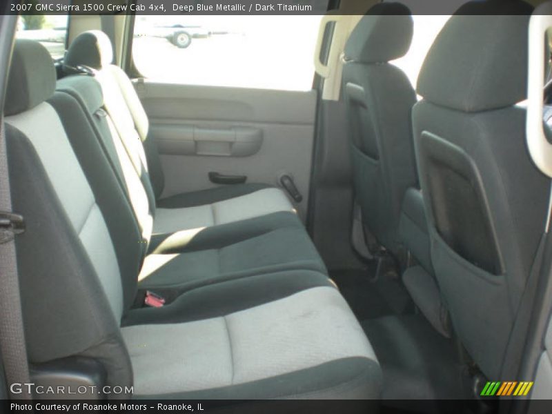 Deep Blue Metallic / Dark Titanium 2007 GMC Sierra 1500 Crew Cab 4x4